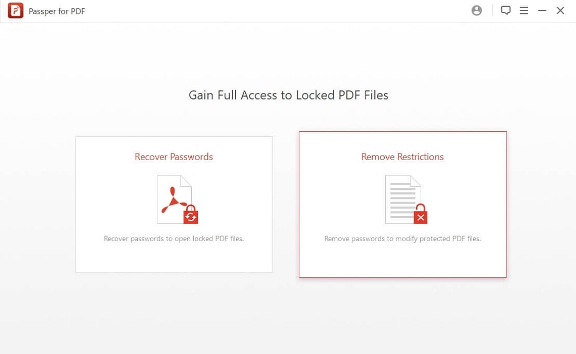 usuń ograniczenia dotyczące plików PDF