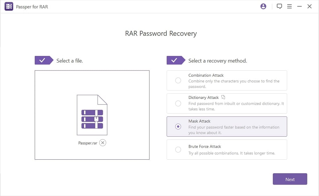 obnoviti geslo RAR/WinRAR