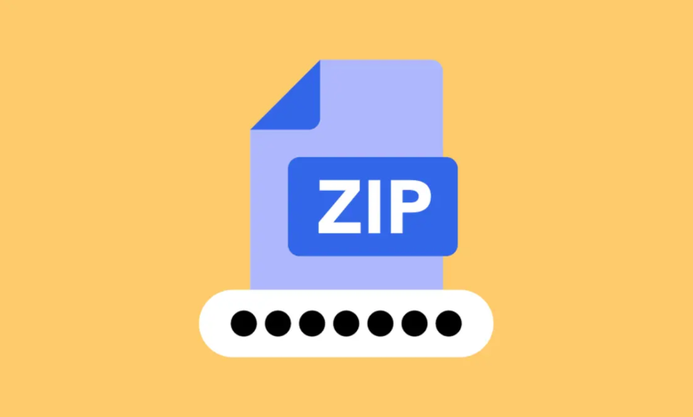 mở khóa file zip không cần phần mềm