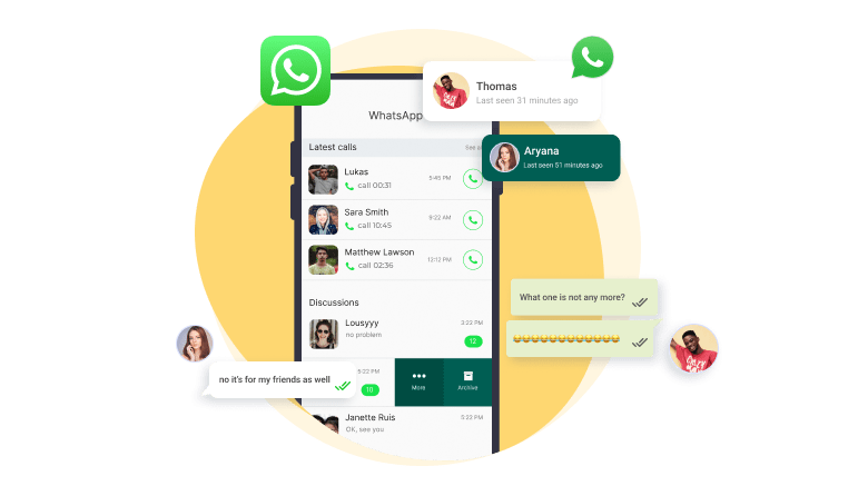 track WhatsApp on mobile